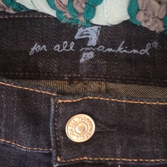 New Dojo Fit Crop 7 For All Mankind Jeans 30! - Picture 4 of 8